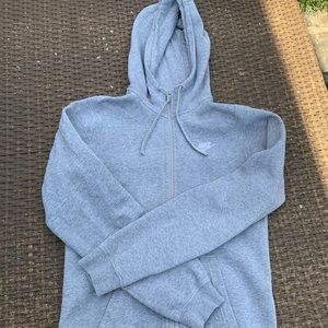 Nike men’s XS full zip gray hoodie perfect softy